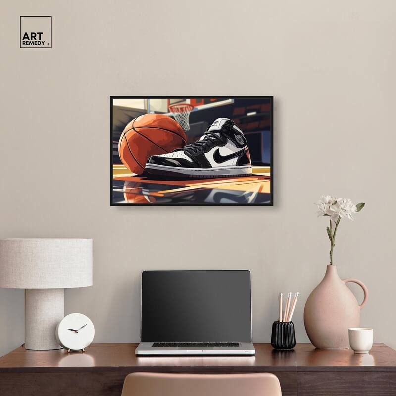 At the Court Canvas by Art Remedy