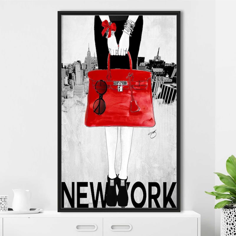 "Nyc" by Jodi Print on Floating Canvas