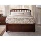 preview thumbnail 27 of 48, Richmond Full Solid Wood Platform Bed with Footboard & Full Trundle