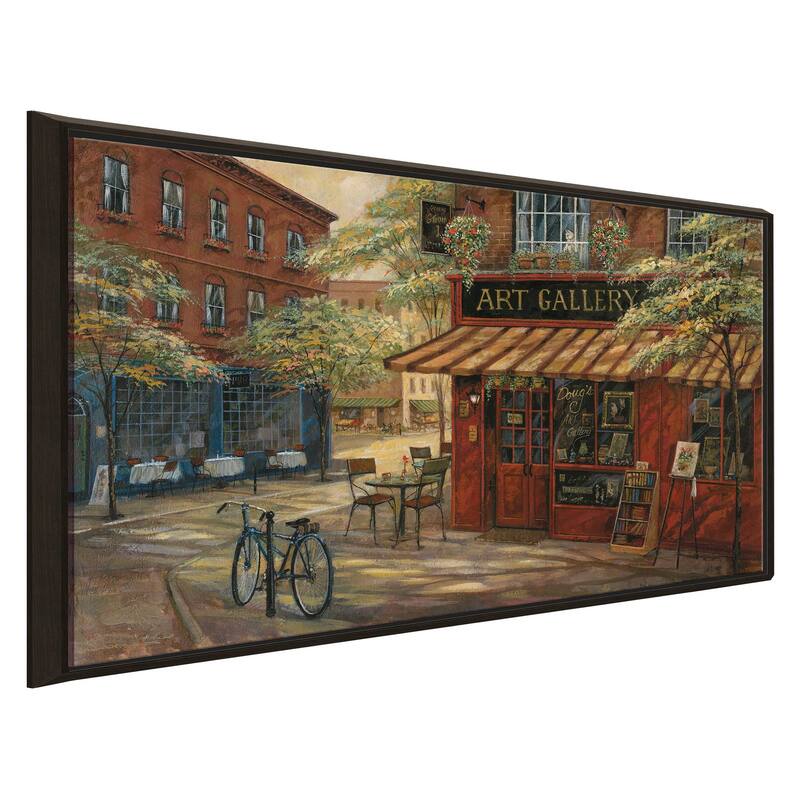 "Dougs Art Gallery" by Ruane Manning Print on Floating Canvas