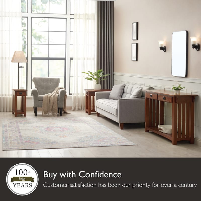 Leick Home 8233 Mission Console Table for Entryway