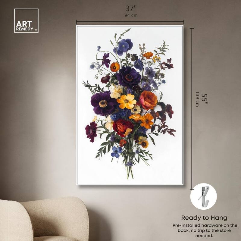 Regal Rose Riot III Canvas by Art Remedy