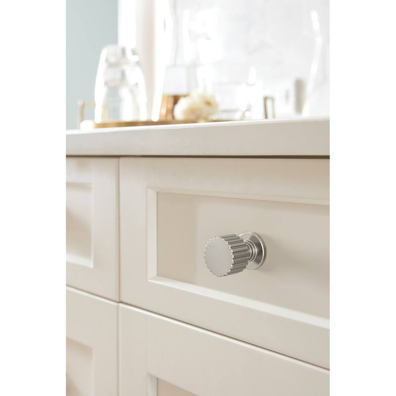 Amerock BP37640 Ballard 1" Fluted Mushroom Cabinet Knob