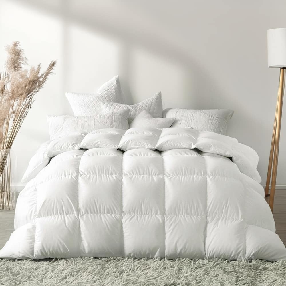 Highland Feather Winter Cozy Series Extra Warm Premium White Goose Down Comforter