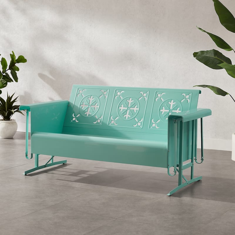 Crosley Azalea Retro Outdoor Sofa Glider