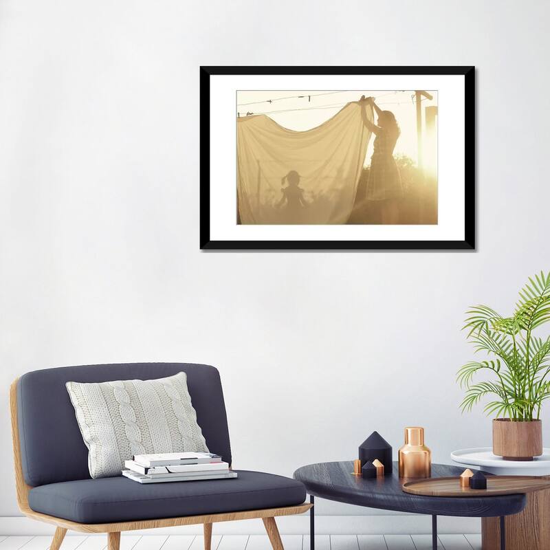 iCanvas "Autumn Shadow Clothesline" by Mandy Lynne PFA