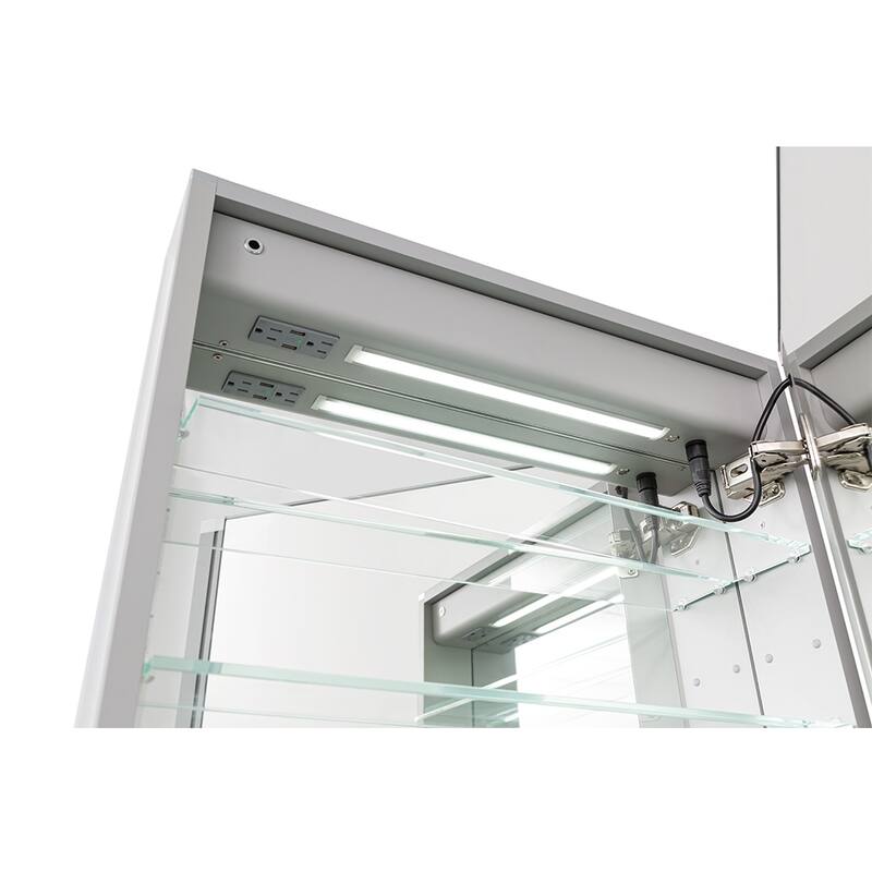 Medicine Cabinet With Light 24W x 30H x 5D Right Hinge - 24"x32"/Right-Hinge