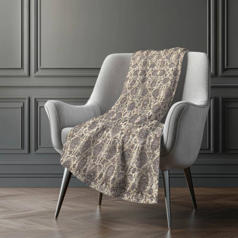 Premium Machine Washable Classic Traditional Sherpa Throw Blanket