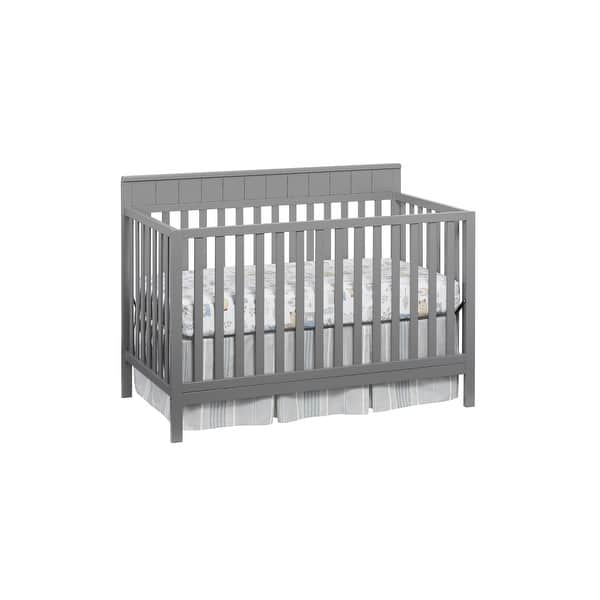 slide 2 of 15, Oxford Baby Logan 4 in 1 Convertible Crib Dove Gray