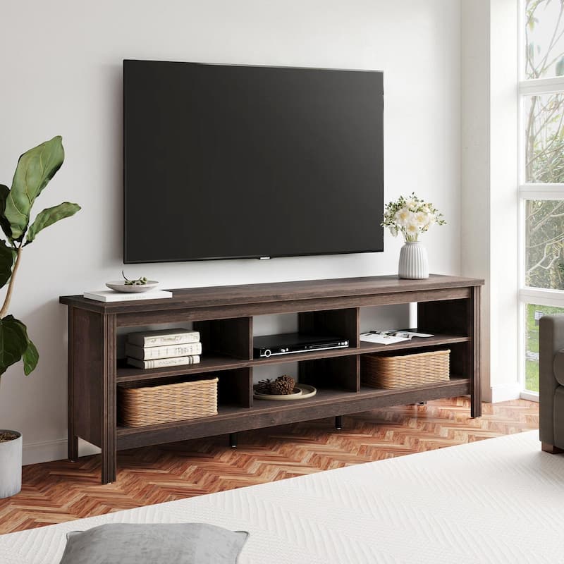 70 Inch TV Stand for 75'' TV, Classic Entertainment Center TV Console
