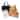 GSE™ 3.5" Rubber Hardwood Giant Yard Dice Set with Carrying Bag and Yardzee & Farkle Scorecard - Giant Dice Set