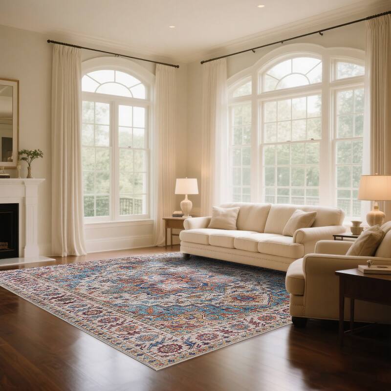 Bohemia Indoor/Outdoor Handmade Classic Perslan Area Rug - 6' x 7'