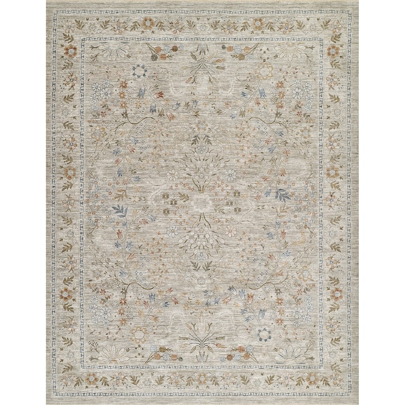 Momeni Georgina Polyester Medallion Traditional Area Rug - 7'10" X 10'2" - Rectangle