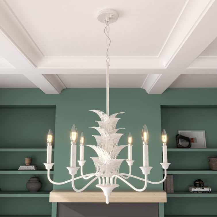 Acroma 6 - Light Steel Dimmable Classic/Tradition Chandelier