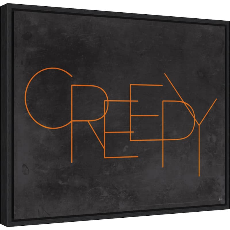 Amanti Art Haunted IV Creepy Framed Canvas Wall Art