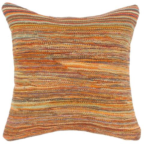 Bayadere Turkish Richards hand-woven kilim pillow - 18'' x 18''