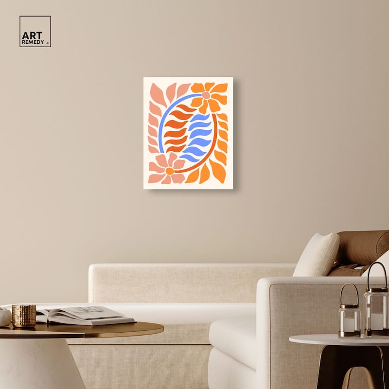 Floral Vine II Canvas by Art Remedy, Gallery Wrapped
