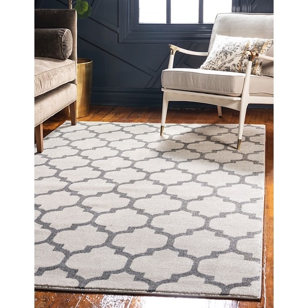 slide 2 of 68, Contemporary Akiva Collection Area Rug 10'6"x16'5" - Beige-Gray