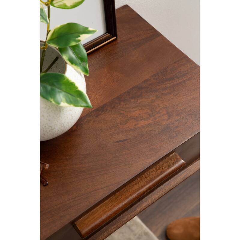 Kate and Laurel McCutcheon Wood Storage Shelf