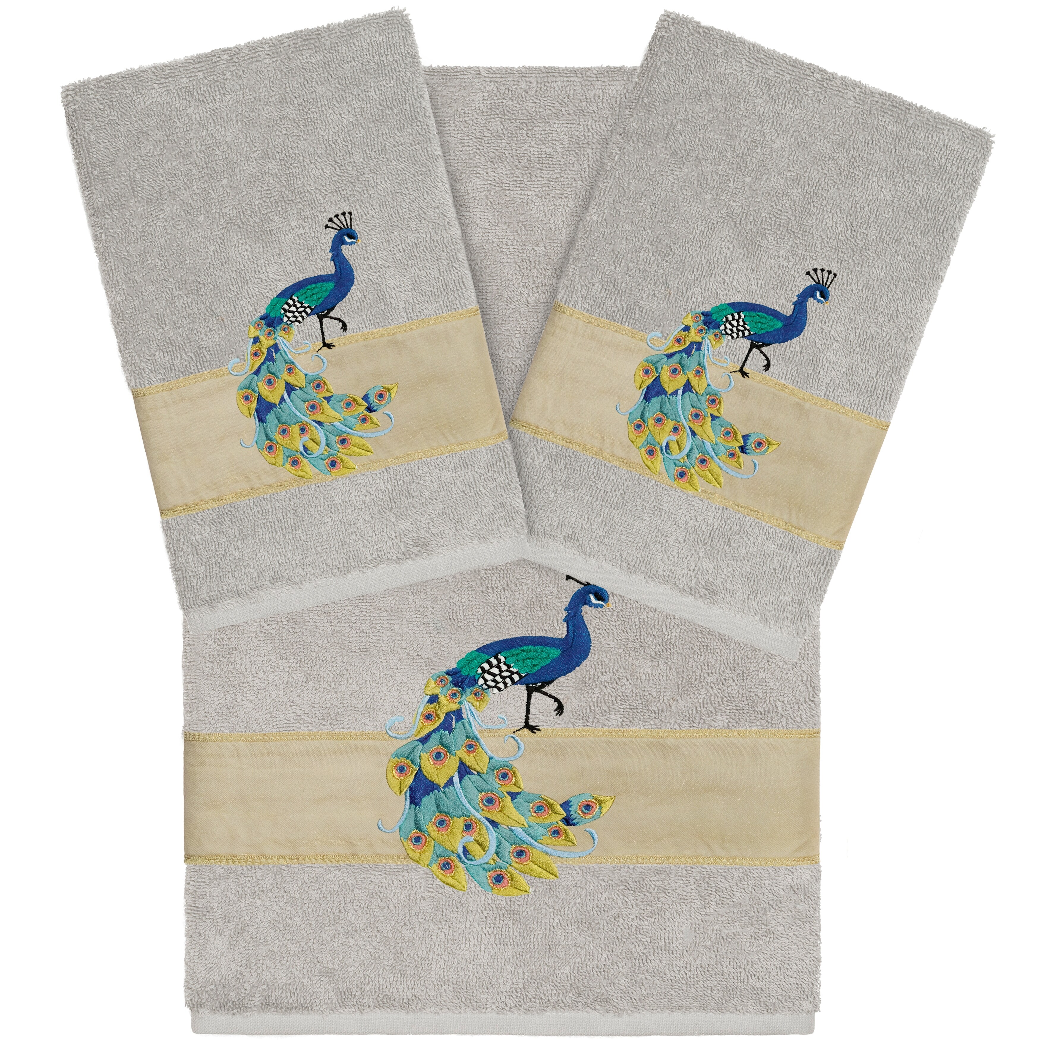 как выглядит Authentic Hotel and Spa Turkish Cotton Penelope 3PC Towel фото