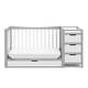 preview thumbnail 21 of 35, Graco Remi 4 in 1 Convertible Crib & Changer with Premium Foam Crib and Toddler Mattress