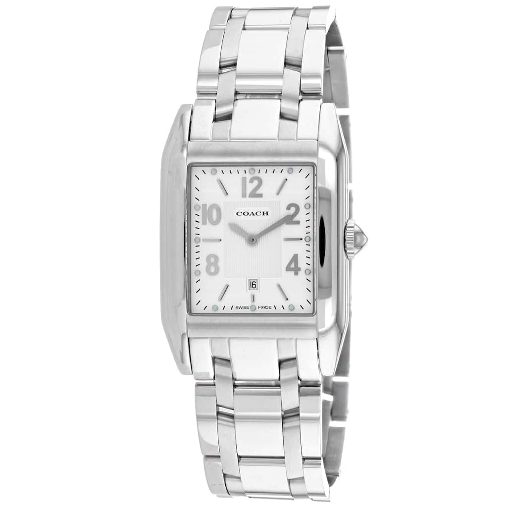 Coach Men's Commerce Root White Dial Watch - 14600490 - 6 (36)