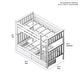 preview thumbnail 10 of 20, Max and Lily Twin over Twin Staircase Bunk Bed with Storage Drawers