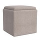 preview thumbnail 31 of 66, HomePop Storage Ottoman with Tray Top