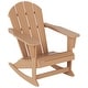 preview thumbnail 5 of 98, Polytrends Laguna Adirondack Eco-Friendly Poly All-weather Outdoor Rocking Chair