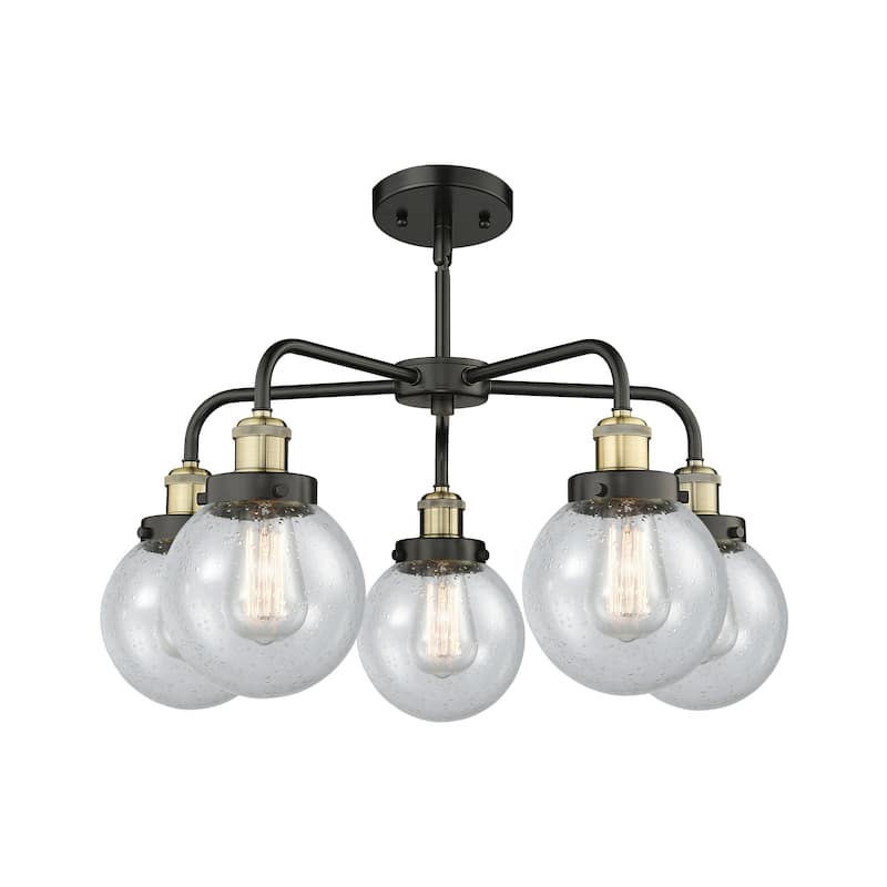 Innovations Lighting Beacon - 5 Light 24" Stem Hung Chandelier
