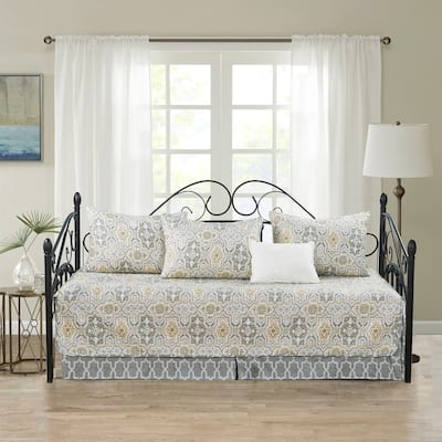 Serenta 6 Piece Cotton Blend Daybed Bedspread Coverlet Set - 75" x 39"