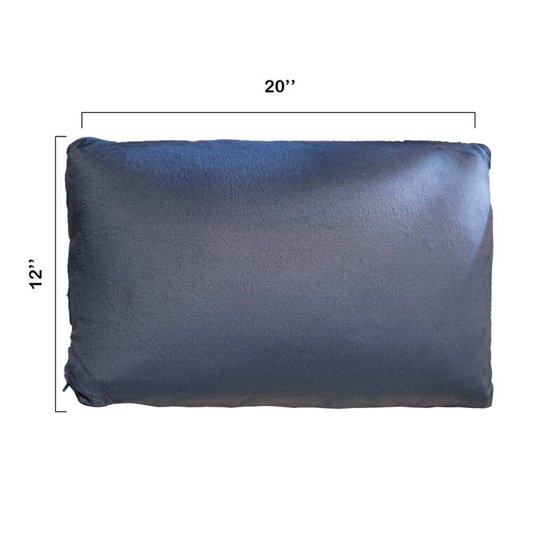Cheer Collection Set of 2 Hollow Fiber Filled Couch Pillows