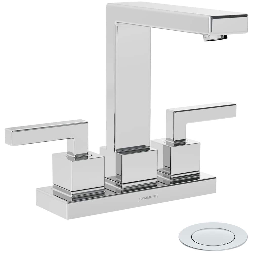 Symmons SLC3612PP Duro 1.0 GPM Centerset Bathroom Faucet with Push Pop