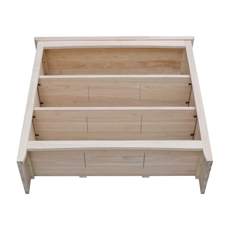 Solid Wood Shaker Bookcase 36-Inch High with Open Shelving for Classic Home Storage and Display - 38