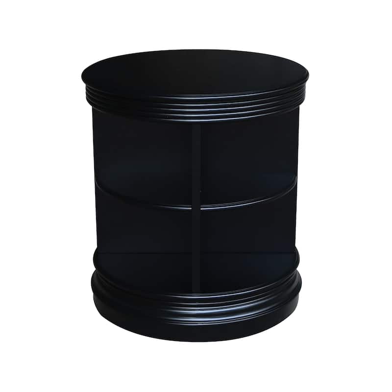 Library Round End Table