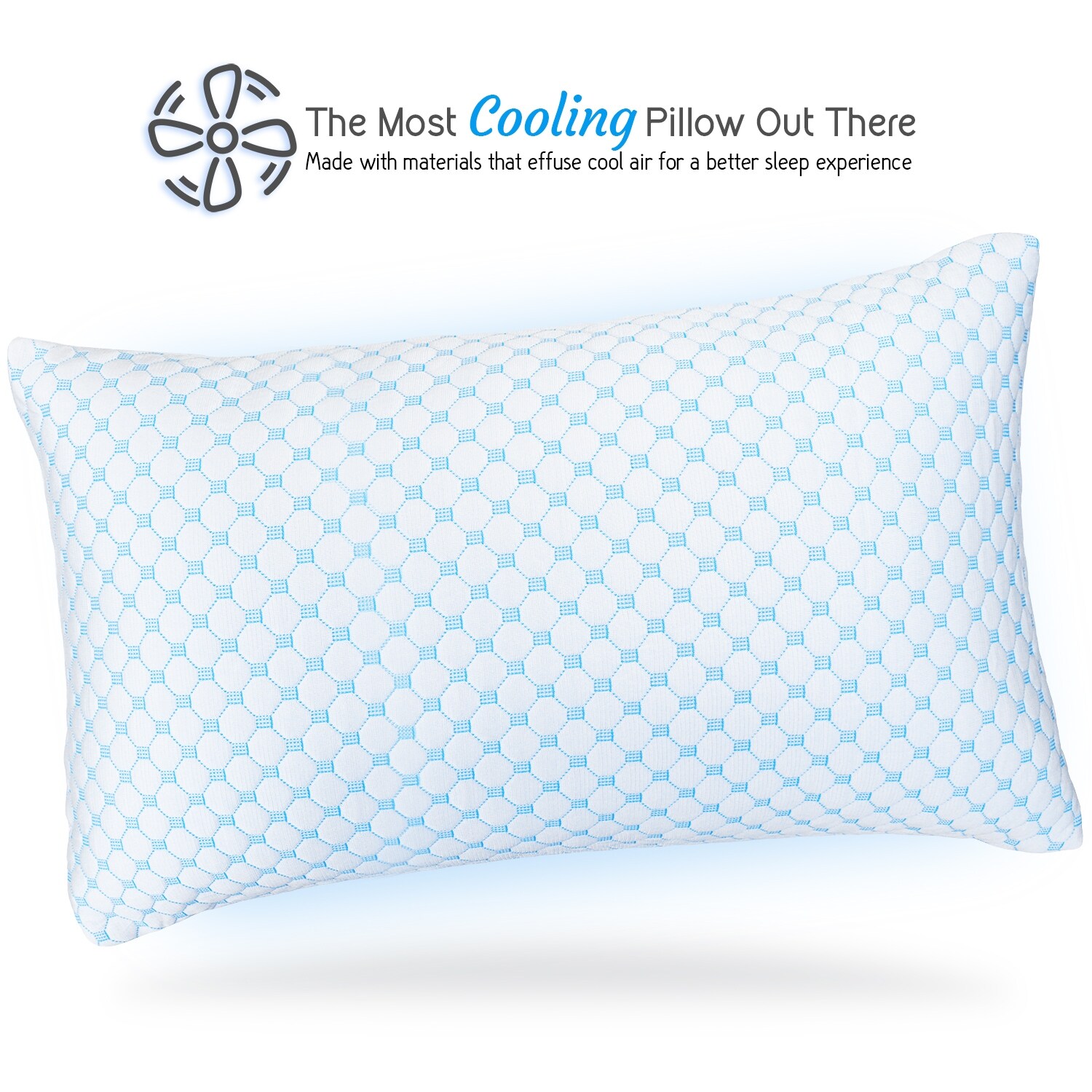 Nestl Coolest Body Pillow Heat and Moisture Reducing Ice Silk and