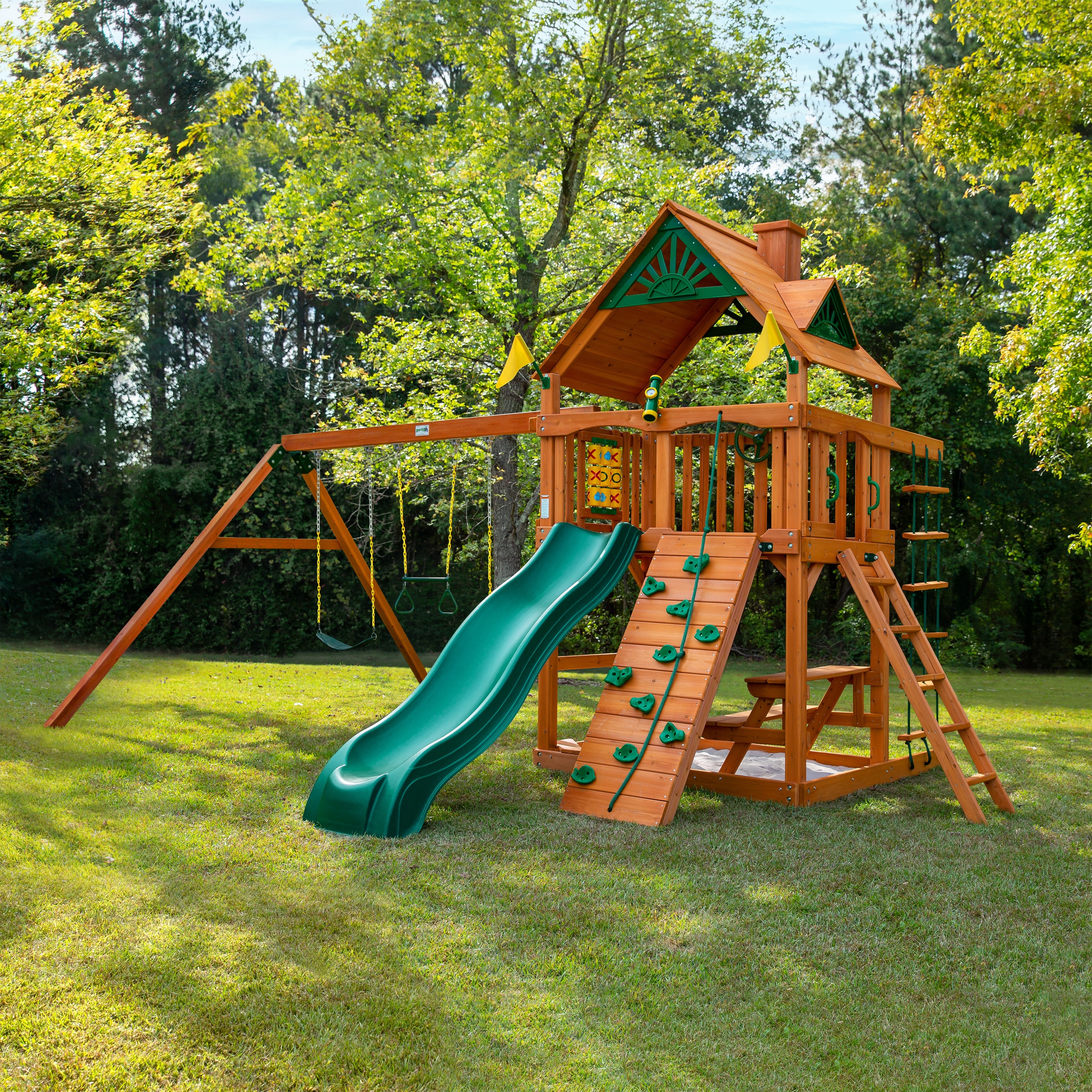 Playset with store sandbox