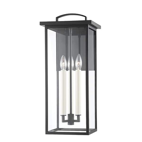 slide 2 of 3, Eden 3 Light Large Exterior Wall Sconce