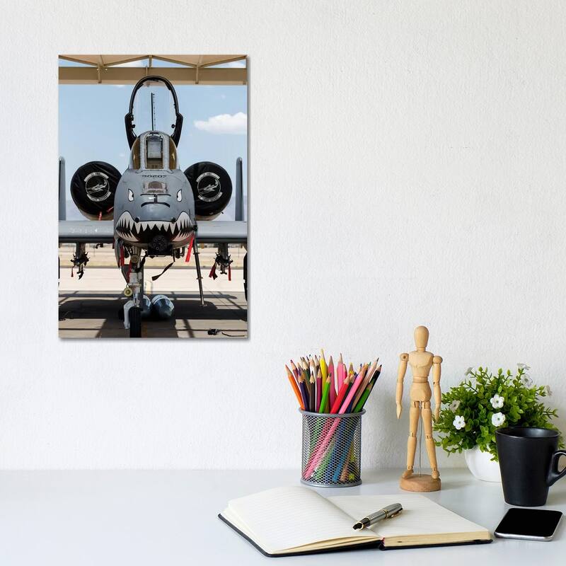 iCanvas "A US Air Force A-10 Thunderbolt II Parked At Davis Monthan Air Force Base" by Rob Edgcumbe Canvas Print - 12x8x0.75
