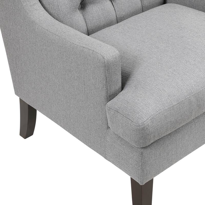 Haven 29" Textured Accent Chair - Button-tufted Chair Back