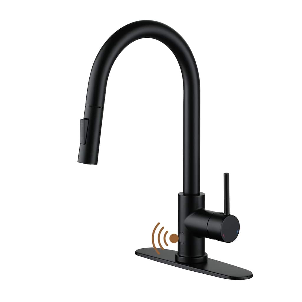 Single Handle Smart Touchless Pull-Down Sprayer Kitchen Faucet