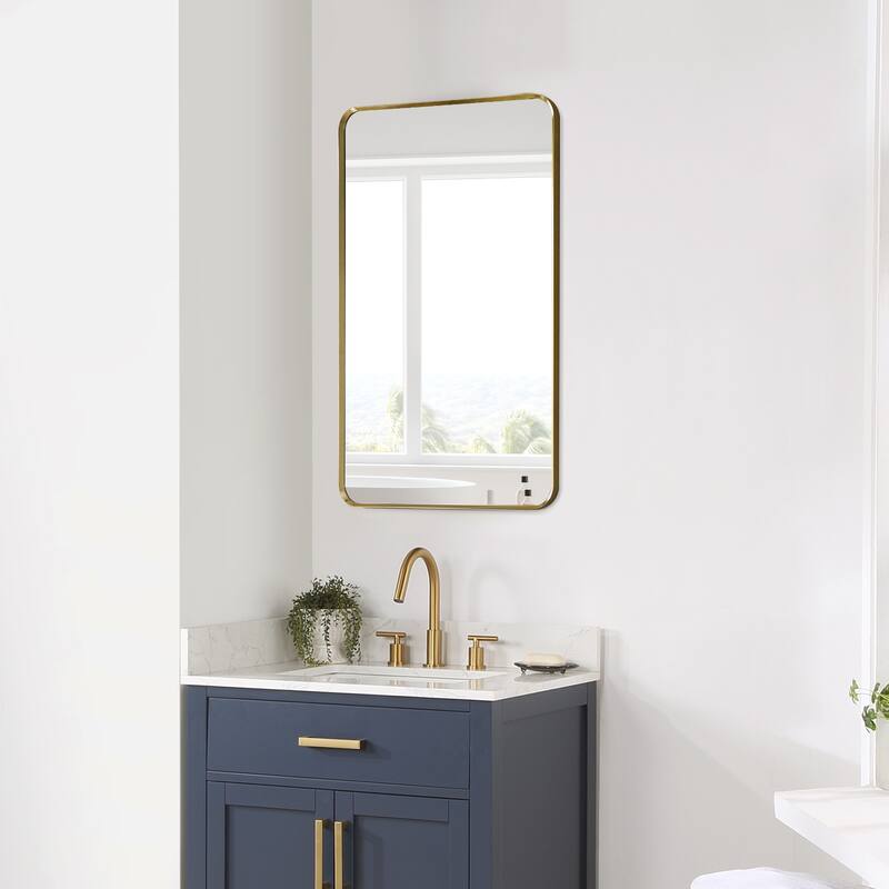 Altair Nettuno Bathroom/Vanity Aluminum Framed Wall Mirror