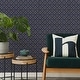 preview thumbnail 3 of 2, Transform Peacock Brown Peel & Stick Wallpaper