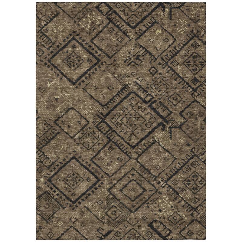 Machine Washable Indoor/ Outdoor Global Andes Chantille Rug