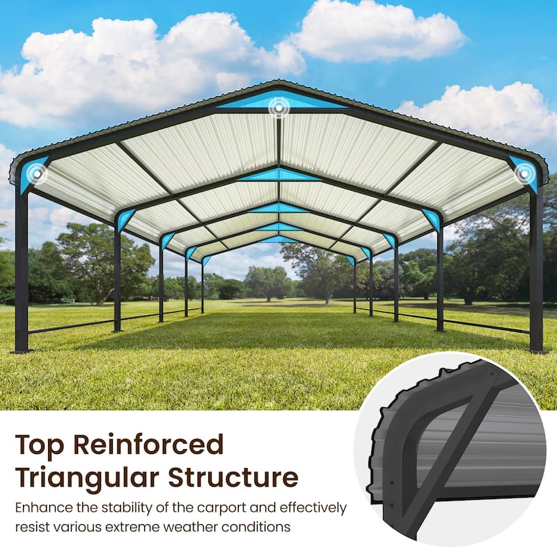 20 x 20 FT Metal Carports