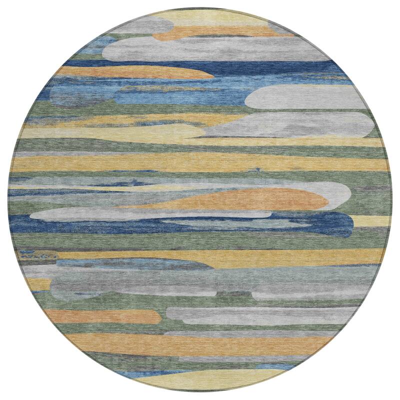 Machine Washable Indoor/ Outdoor Casual Merriam Chantille Rug