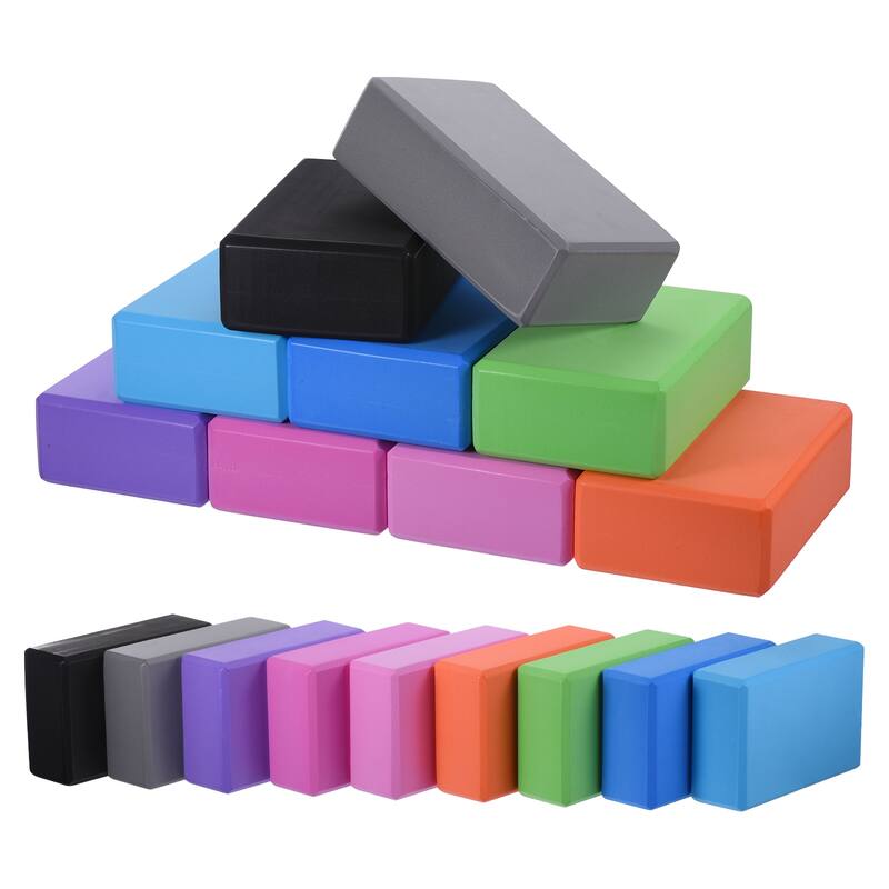 9Pcs Yoga Blocks EVA Foam Non-Slip High-Density Dance Bricks Bulk 9 Colors