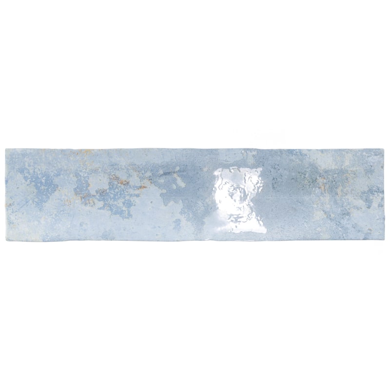 Merola Tile Biarritz Blue 3" x 12" Ceramic Wall Tile