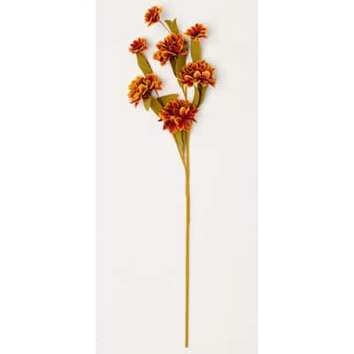 12" Fall Marigold Spray, Set of 6