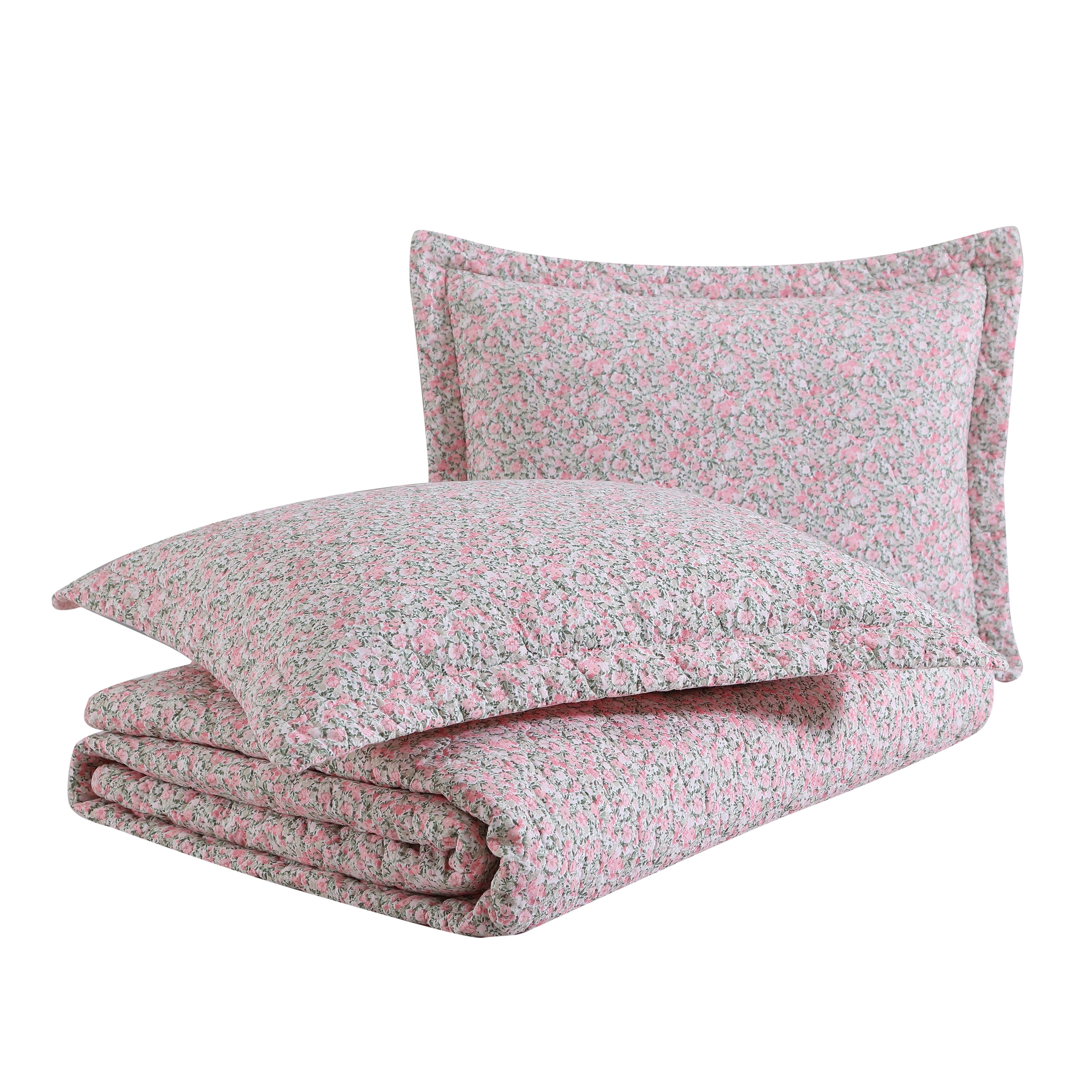 Laura Ashley Loveston Cotton Reversible Quilt Mini Set